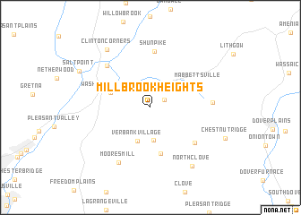 map of Millbrook Heights