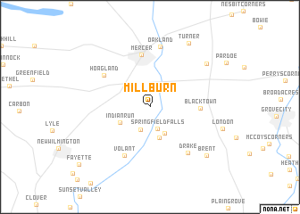 map of Millburn