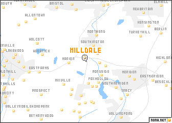 map of Milldale