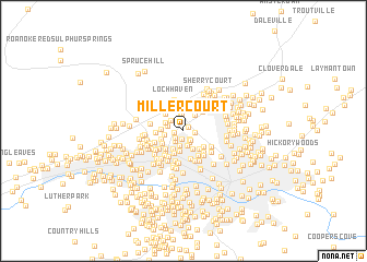 map of Miller Court