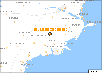 map of Millers Crossing