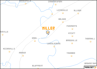 map of Miller