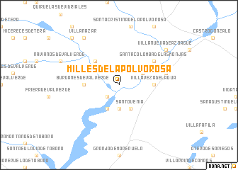 map of Milles de la Polvorosa