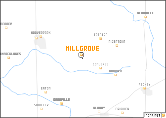 map of Millgrove