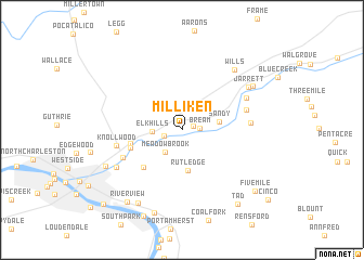map of Milliken