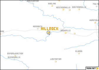 map of Millrock