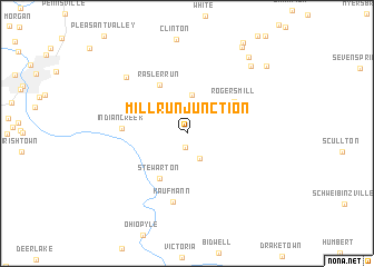 map of Mill Run Junction