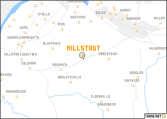 map of Millstadt