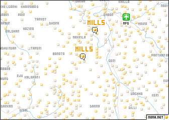 map of Mills