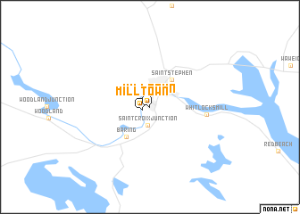 map of Milltown