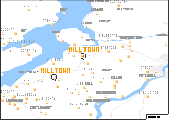 map of Milltown