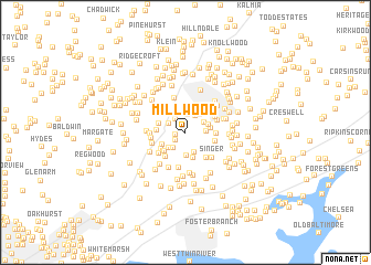 map of Millwood