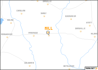 map of Mill