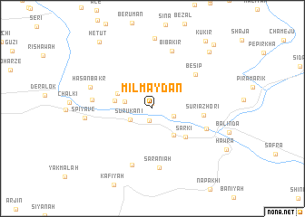 map of Milmaydān