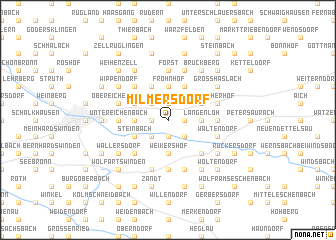 map of Milmersdorf