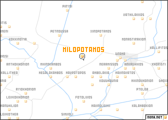map of Milopótamos