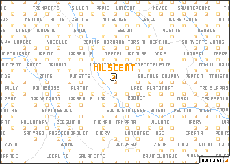 map of Milscent