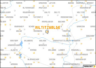 map of Miltitzwalde