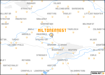 map of Milton Ernest