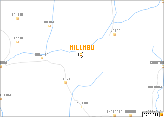 map of Milumbu