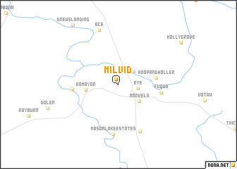 map of Milvid