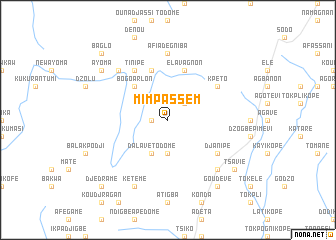 map of Mimpassem