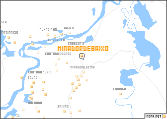 map of Minador de Baixo