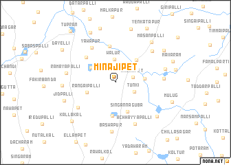 map of Minājīpet