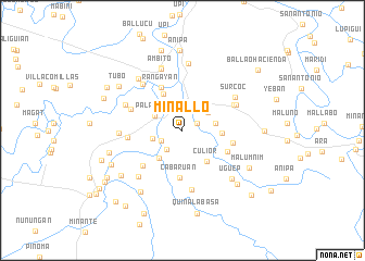 map of Minallo