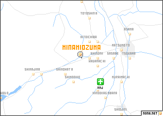 map of Minami-ōzuma