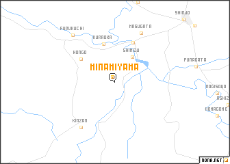 map of Minamiyama
