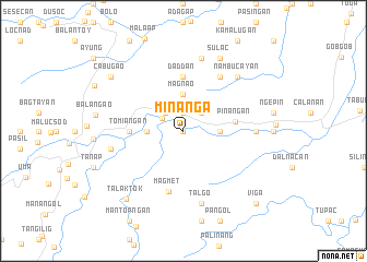 map of Minanga