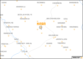 map of Mīnān