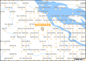 map of Mināpāra