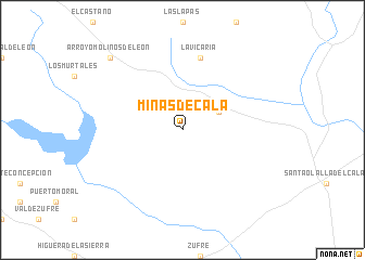 map of Minas de Cala