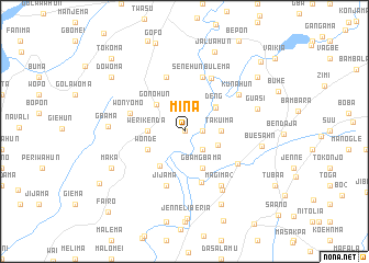 map of Mina