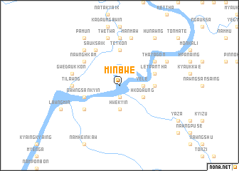 map of Minbwe