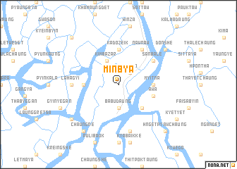 map of Minbya