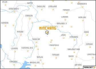 map of Minchang