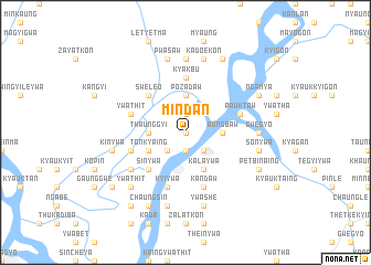 map of Mindan