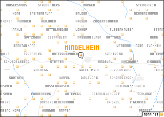 map of Mindelheim