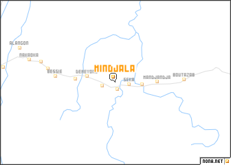map of Mindjala