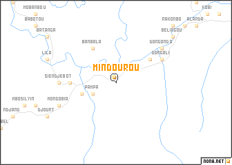 map of Mindourou