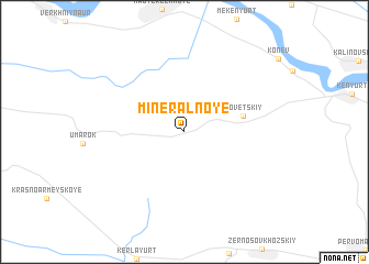 map of Mineral\