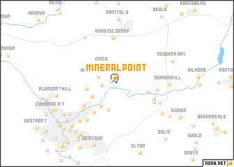 map of Mineral Point