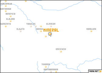 map of Mineral