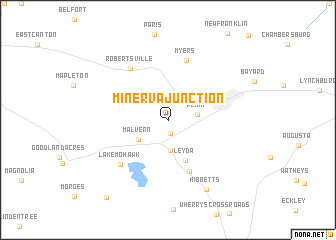 map of Minerva Junction