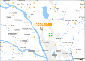 map of Mingaladon