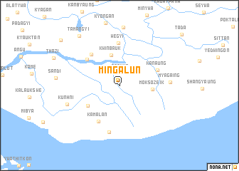 map of Mingalun