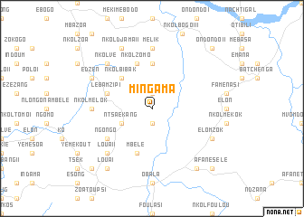 map of Mingama